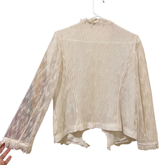 Intimissimi lightweight cream open jacket with pockets - Picture 7 of 15